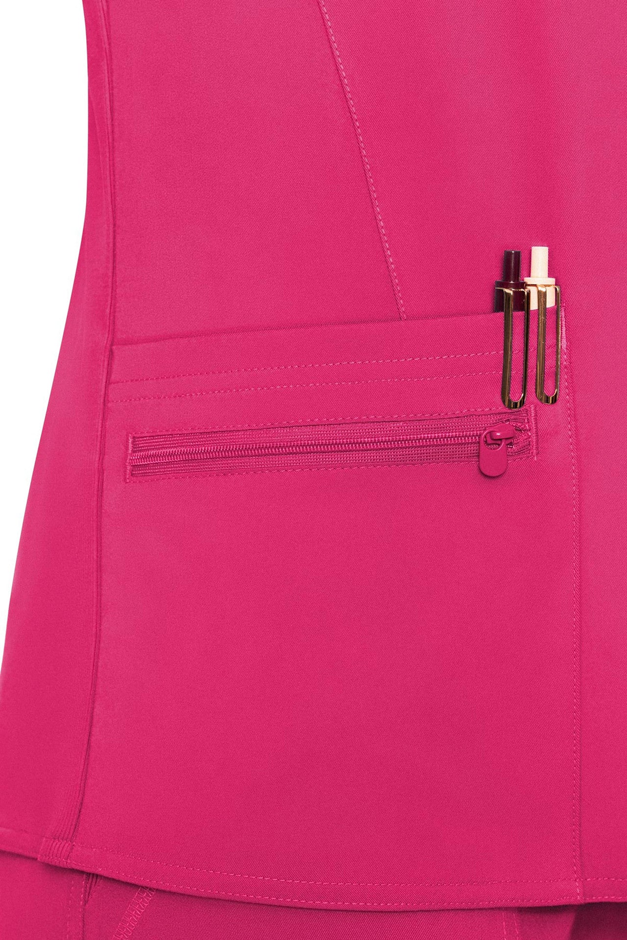 Med Couture Touch 7468 V-neck Knit Back Top