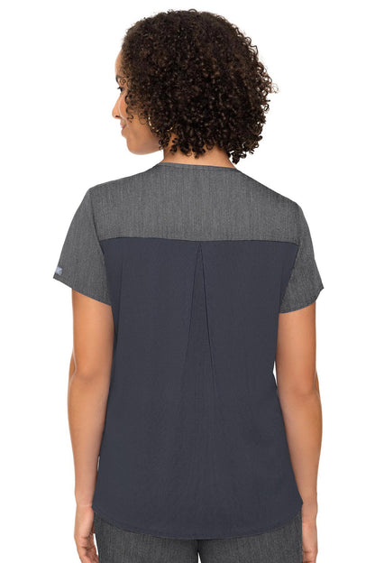 Med Couture Touch 7468 V-neck Knit Back Top