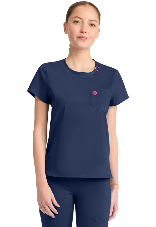 Med Couture Amp Knit Women's MC751 Crew Neck Tee