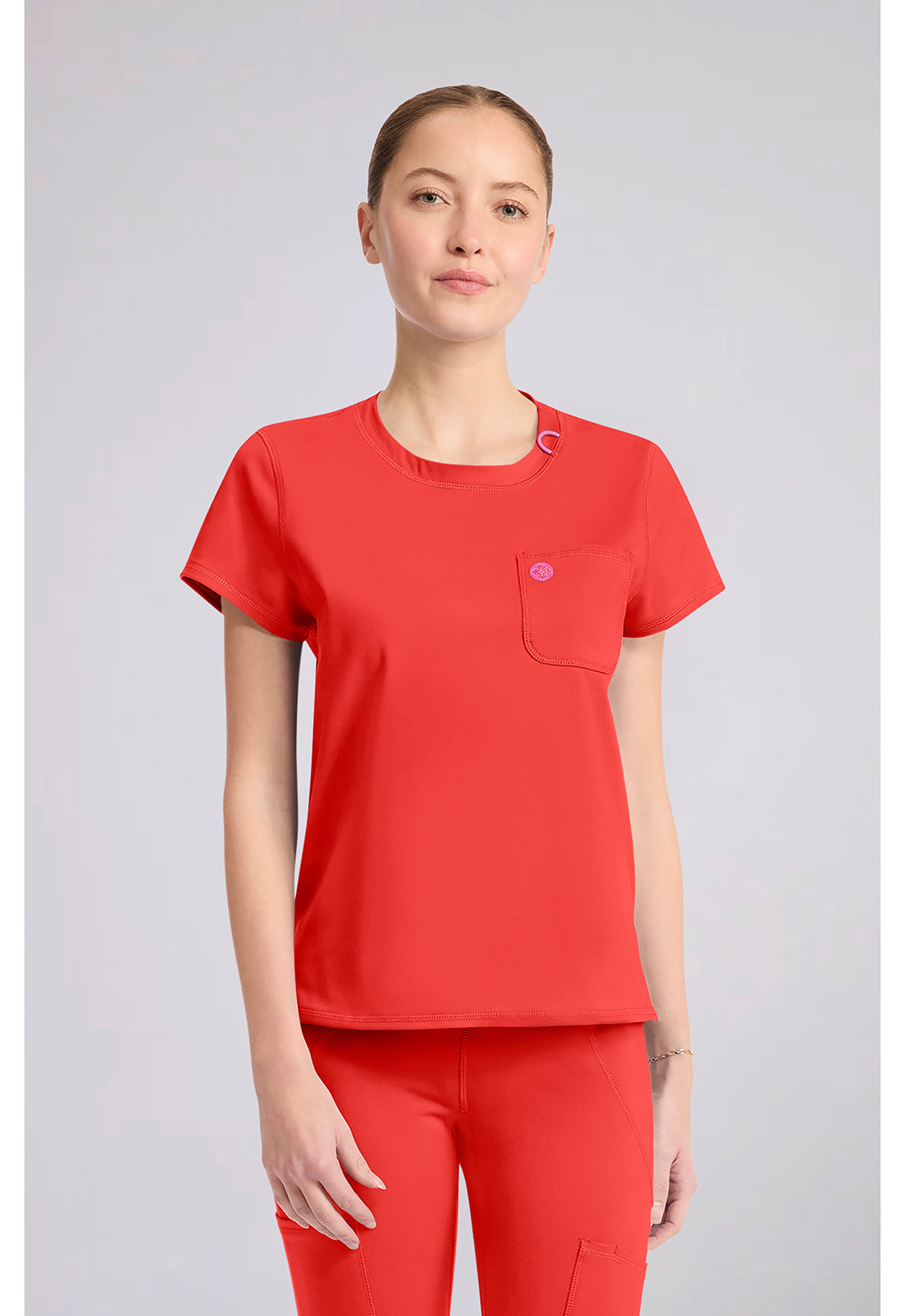Med Couture Amp Knit Women's MC751 Crew Neck Tee