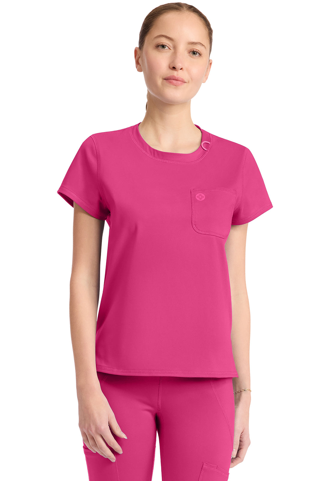 Med Couture Amp Knit Women's MC751 Crew Neck Tee