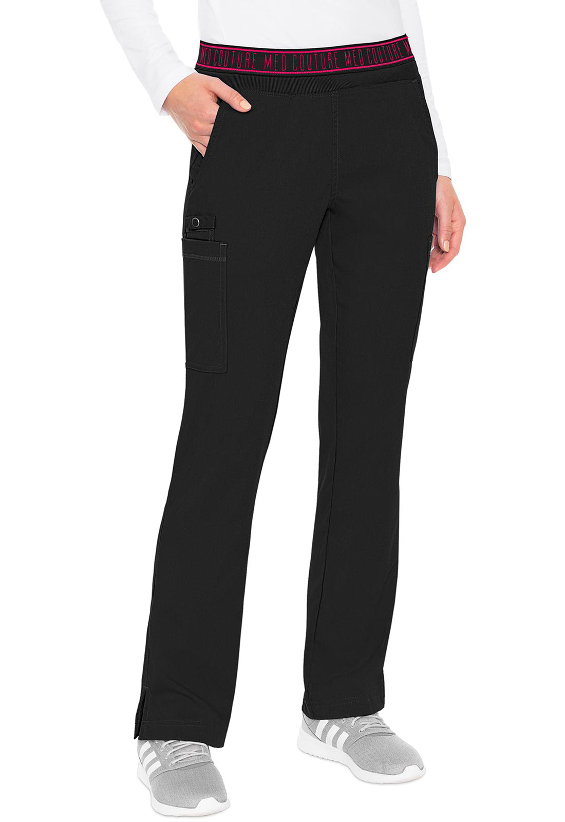Med Couture Touch Women's MC7739 Yoga 2 Cargo Pocket Pant