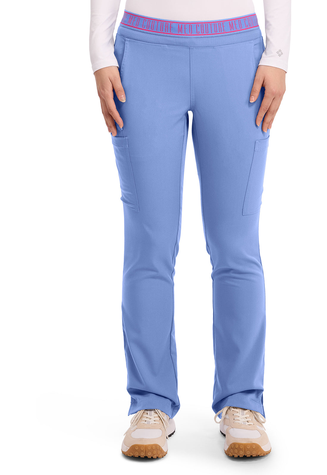 Med Couture Touch Women's MC7739 Yoga 2 Cargo Pocket Pant