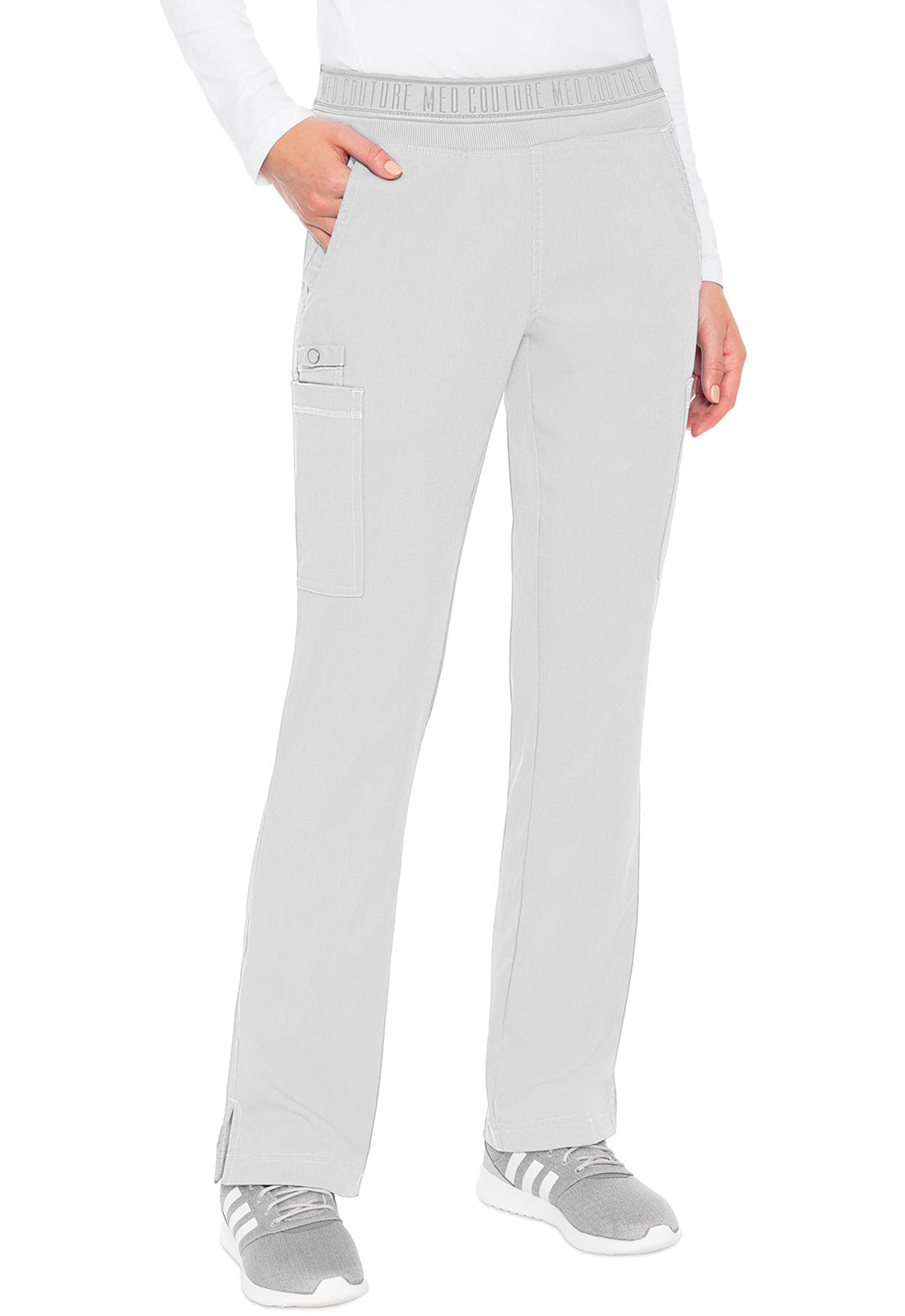 Med Couture Touch Women's MC7739 Yoga 2 Cargo Pocket Pant