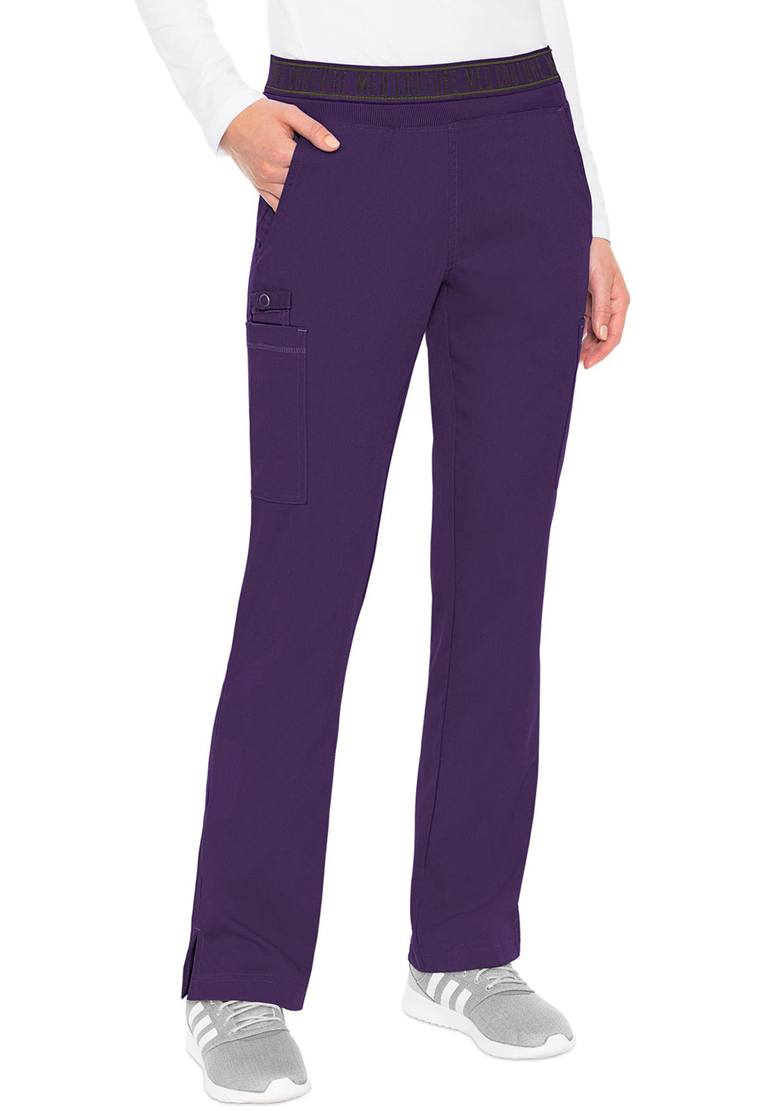 Med Couture Touch Women's MC7739 Yoga 2 Cargo Pocket Pant