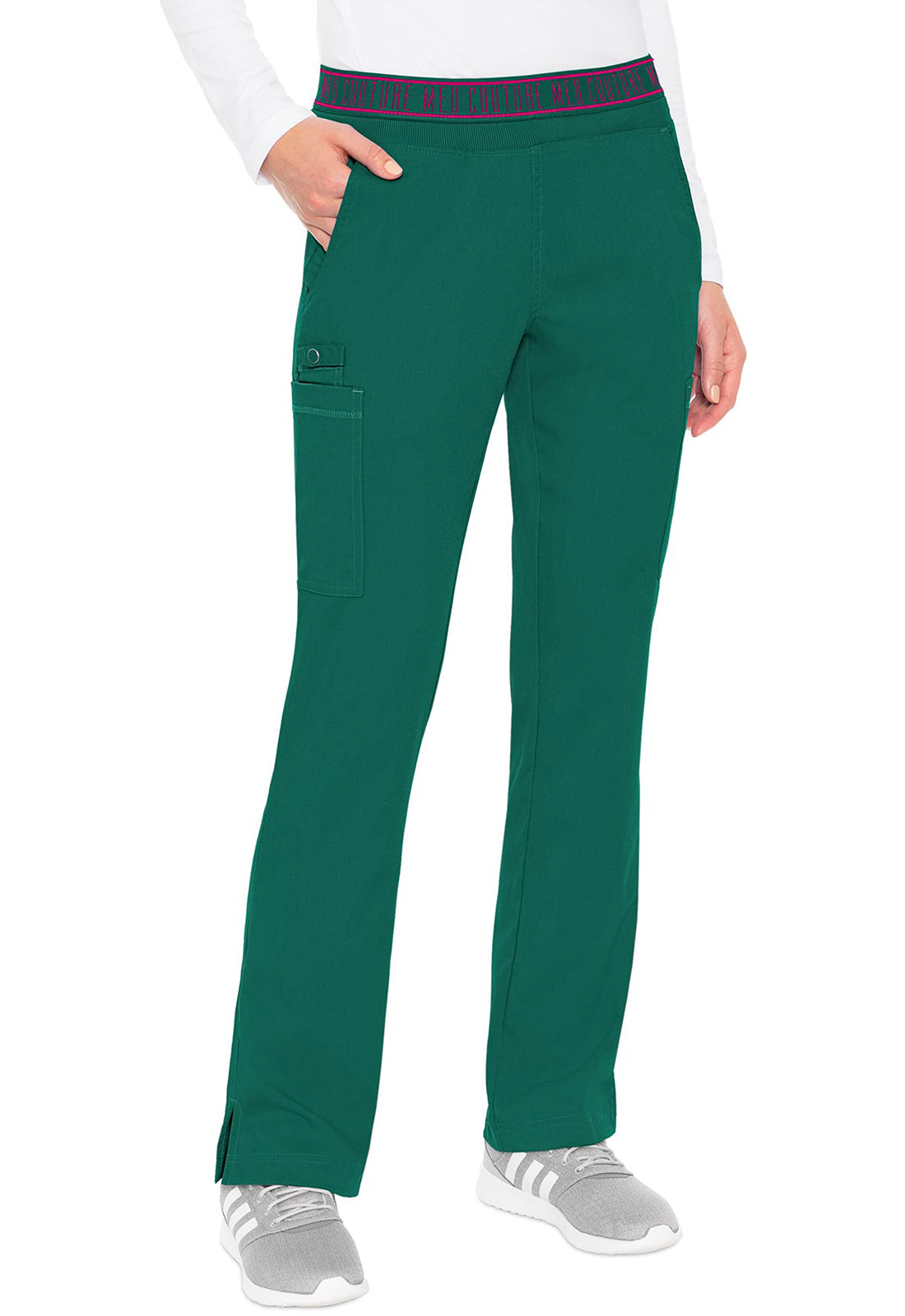 Med Couture Touch Women's MC7739 Yoga 2 Cargo Pocket Pant