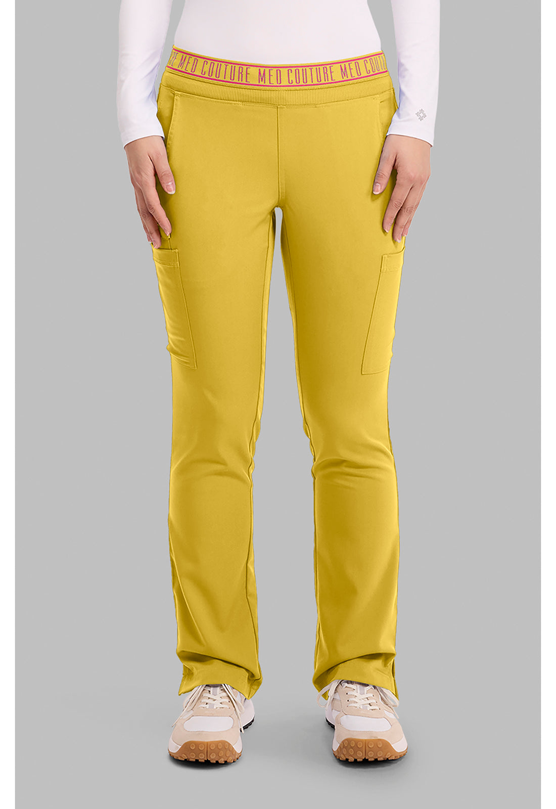 Med Couture Touch Women's MC7739 Yoga 2 Cargo Pocket Pant