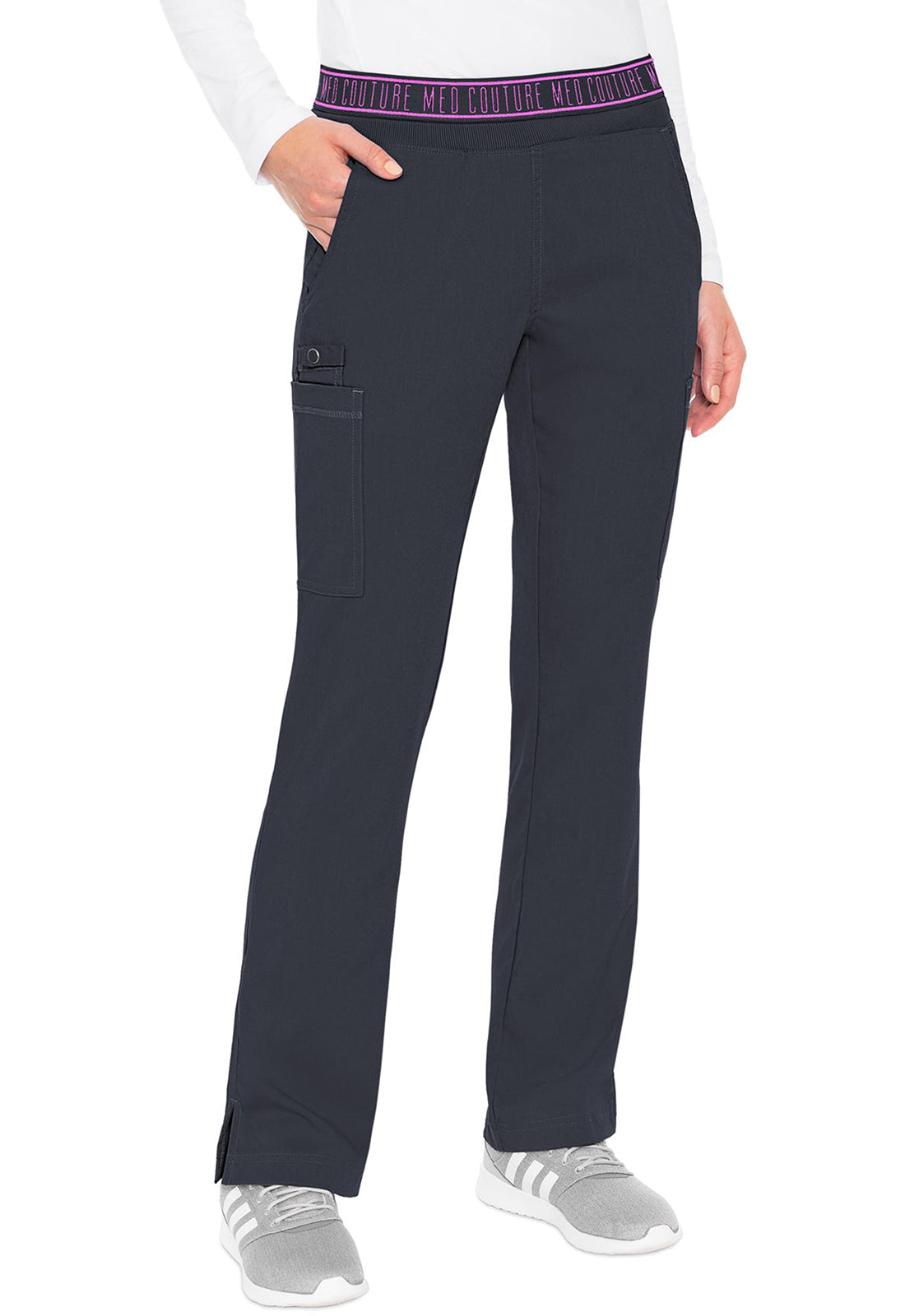 Med Couture Touch Women's MC7739 Yoga 2 Cargo Pocket Pant