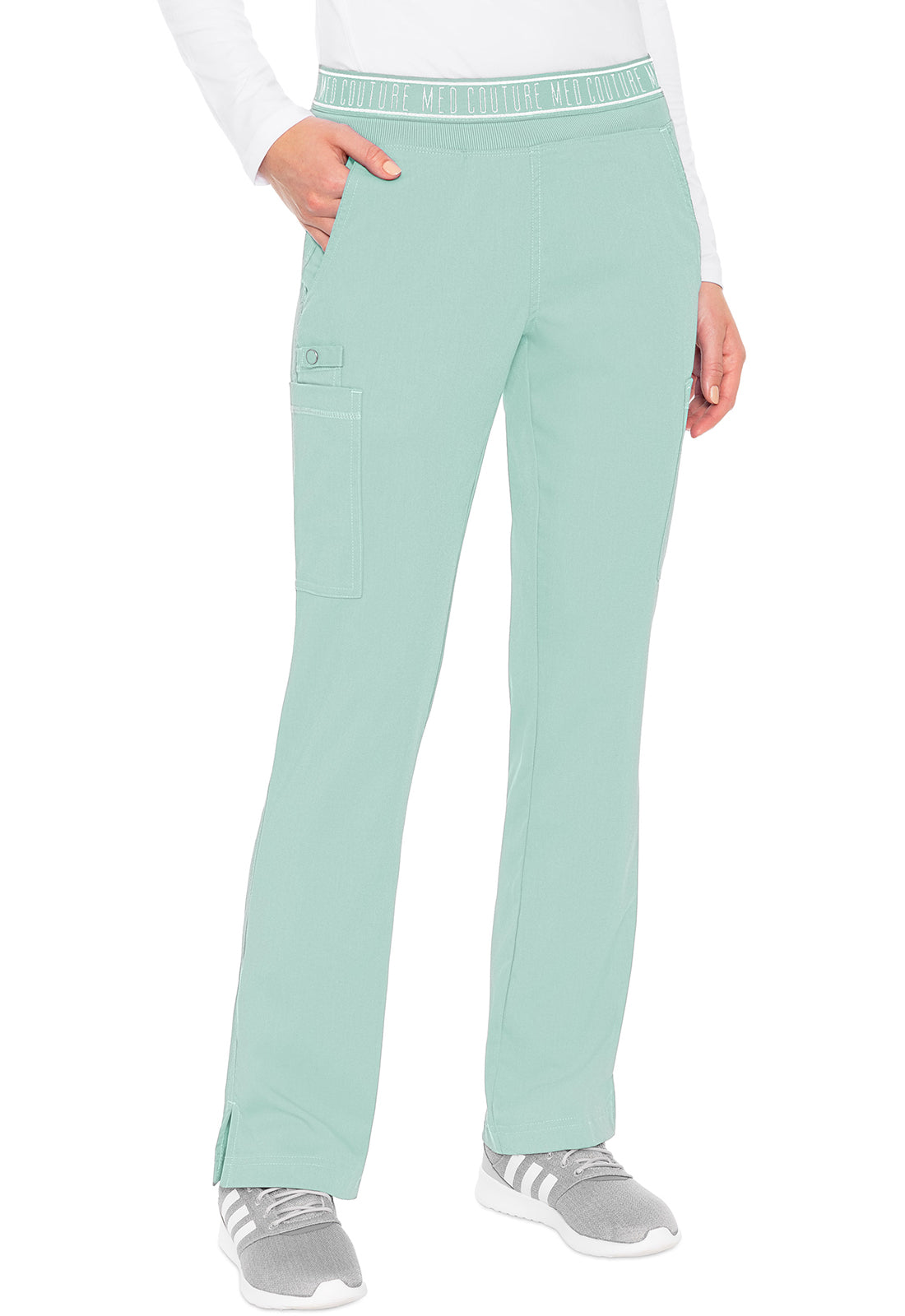 Med Couture Touch Women's MC7739 Yoga 2 Cargo Pocket Pant