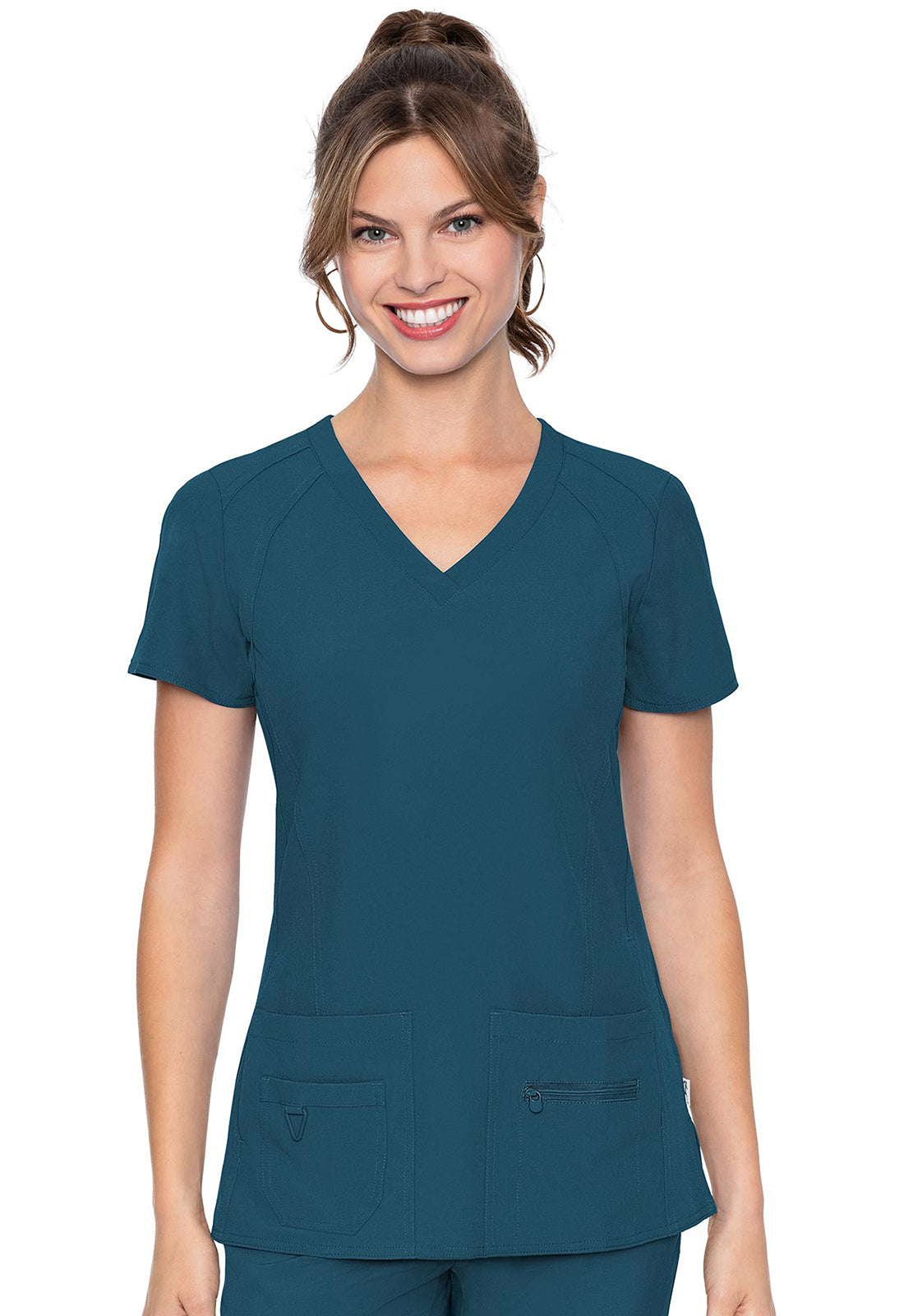 Med Couture Activate Women's MC8416 V-Neck Racerback Top
