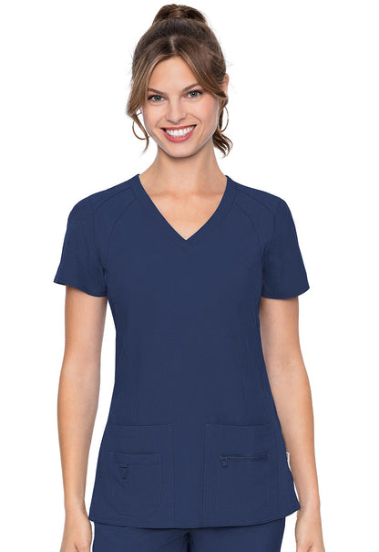 Med Couture Activate Women's MC8416 V-Neck Racerback Top