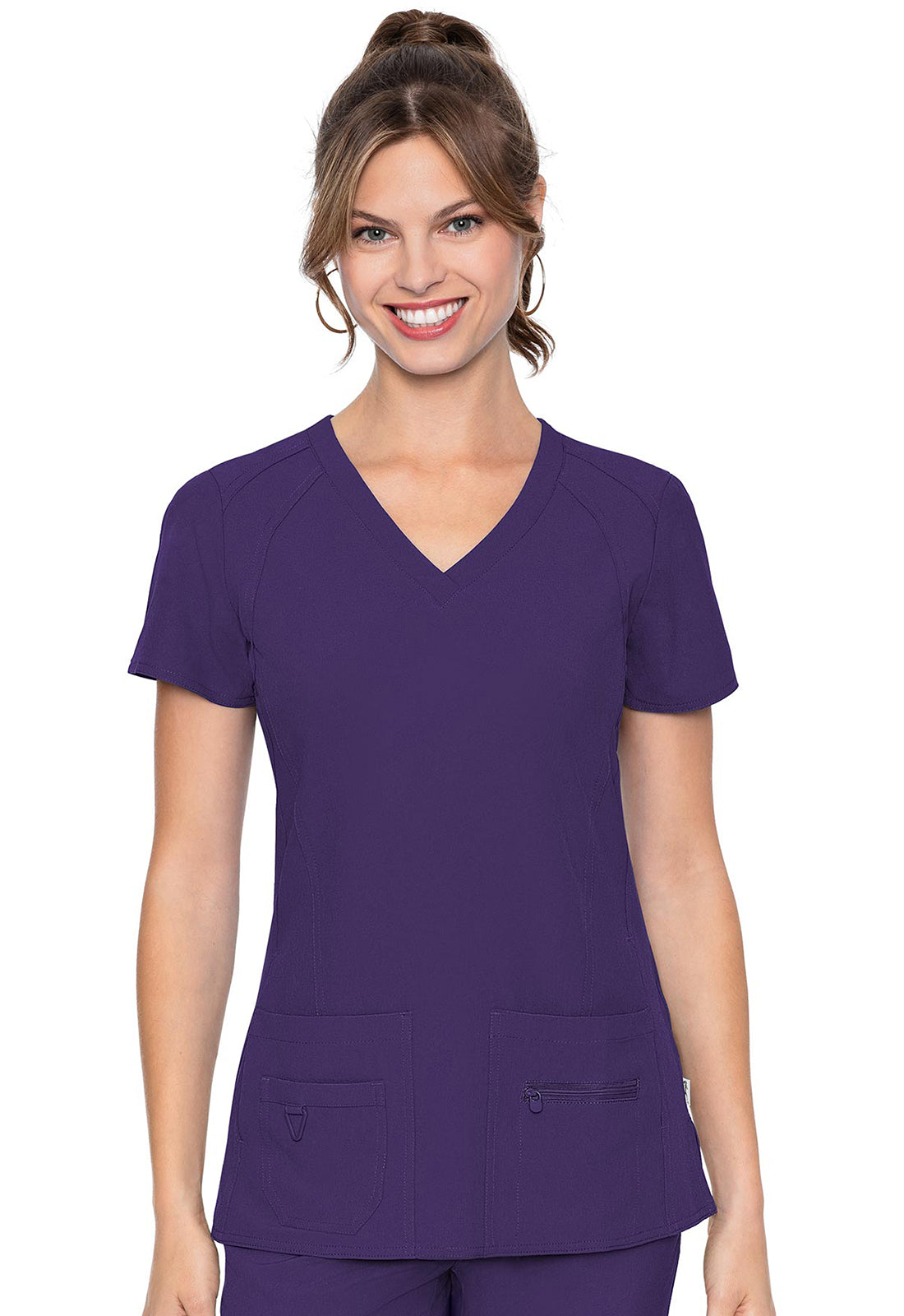 Med Couture Activate Women's MC8416 V-Neck Racerback Top