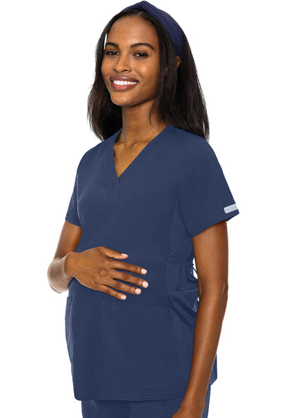 Med Couture Maternity Women's MC8459 Maternity V-Neck Top