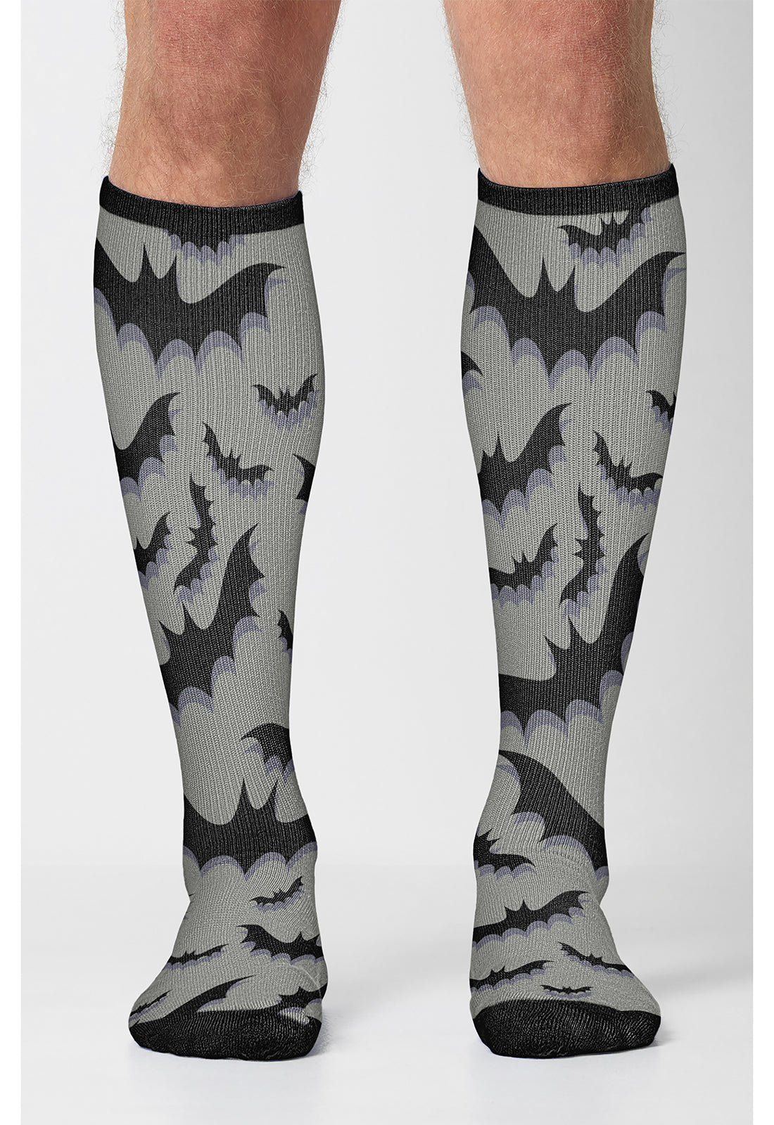 Cherokee Legwear Men's MPRINTSUPPOR Men's 10-15mmHg Compression Socks