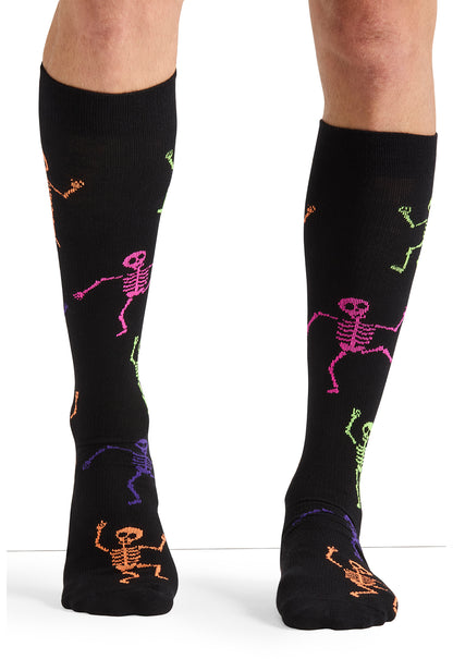 Cherokee Legwear Men's MPRINTSUPPOR Men's 10-15mmHg Compression Socks