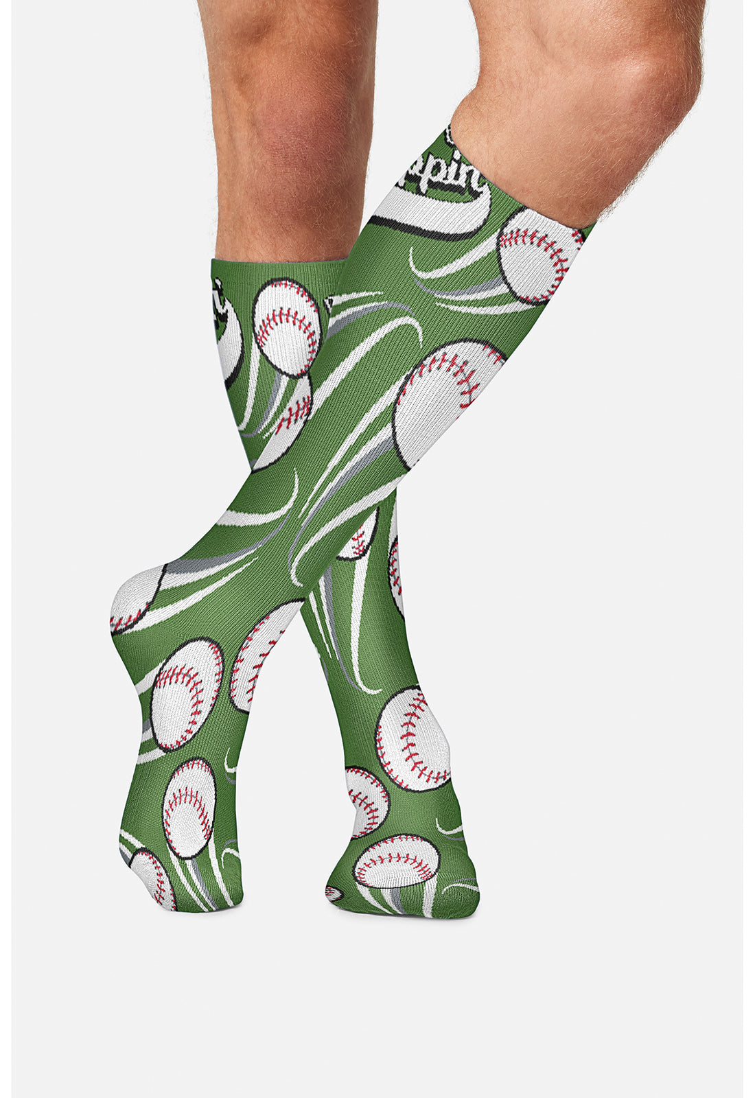 Cherokee Legwear Men's MPRINTSUPPOR Men's 10-15mmHg Compression Socks