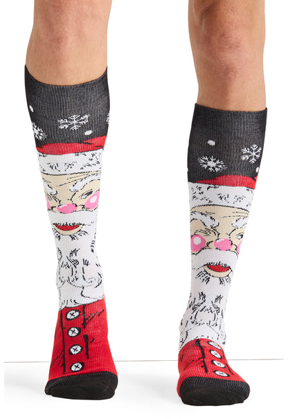 Cherokee Legwear Men's MPRINTSUPPOR Men's 10-15mmHg Compression Socks
