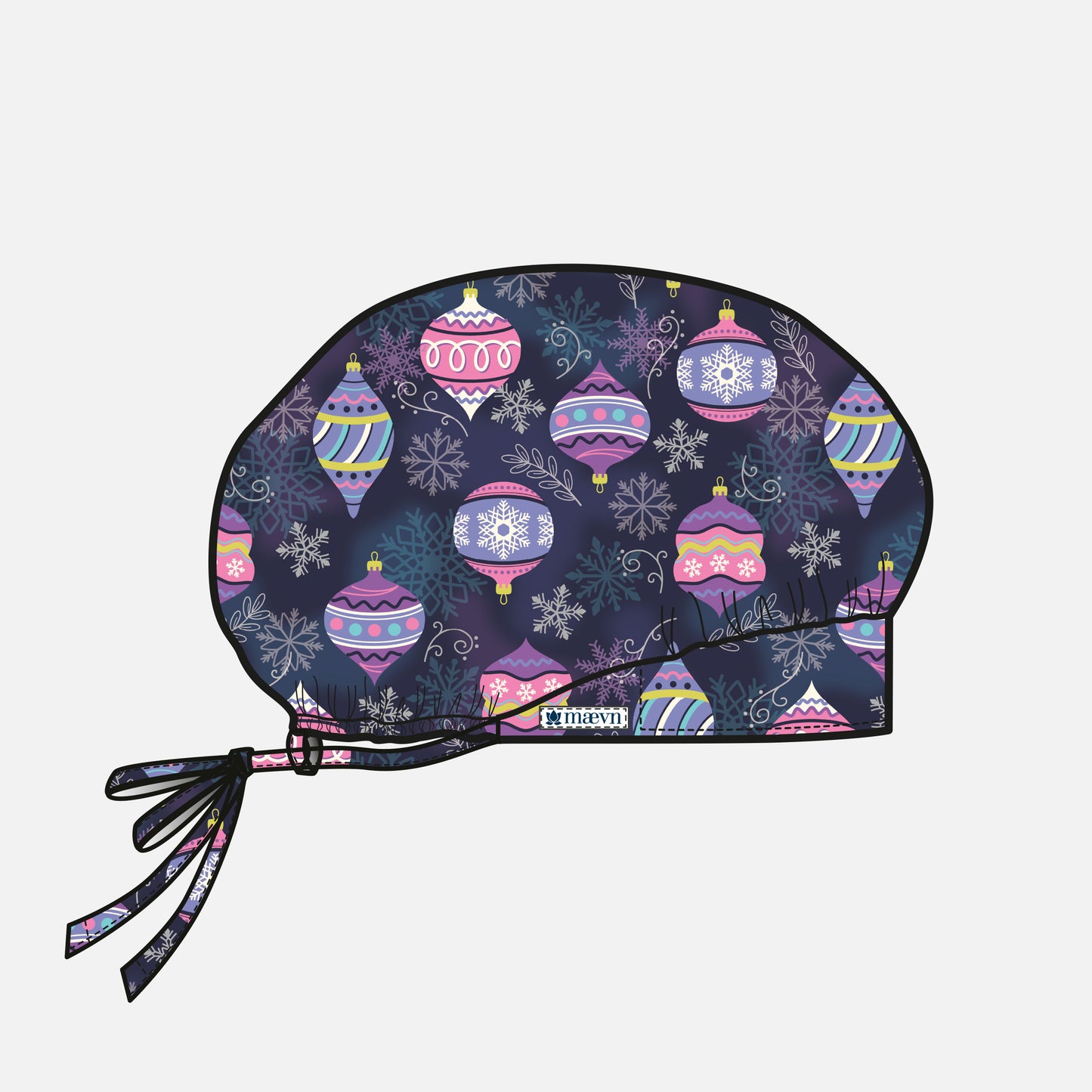 Maevn Scrub Cap NC325 Printed Unisex Bouffant Cap