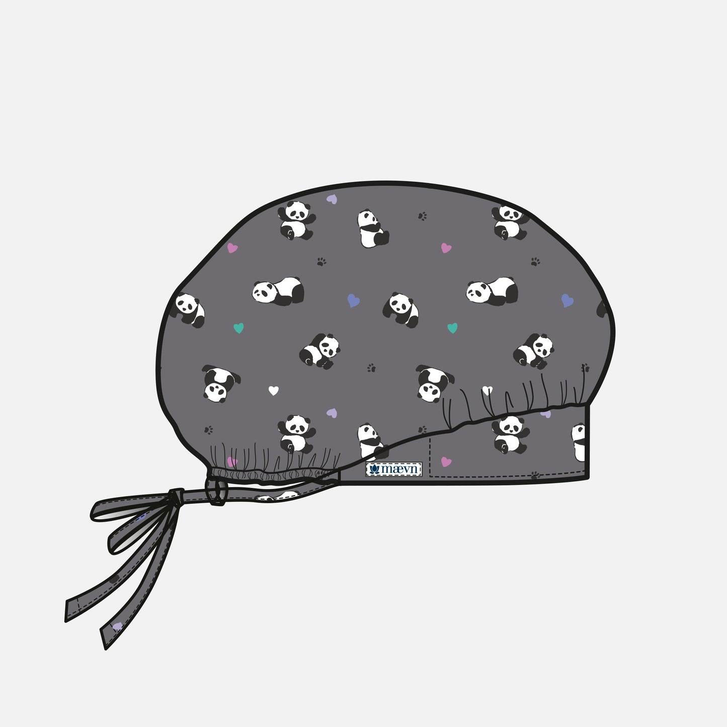 Maevn Scrub Cap NC325 Printed Unisex Bouffant Cap