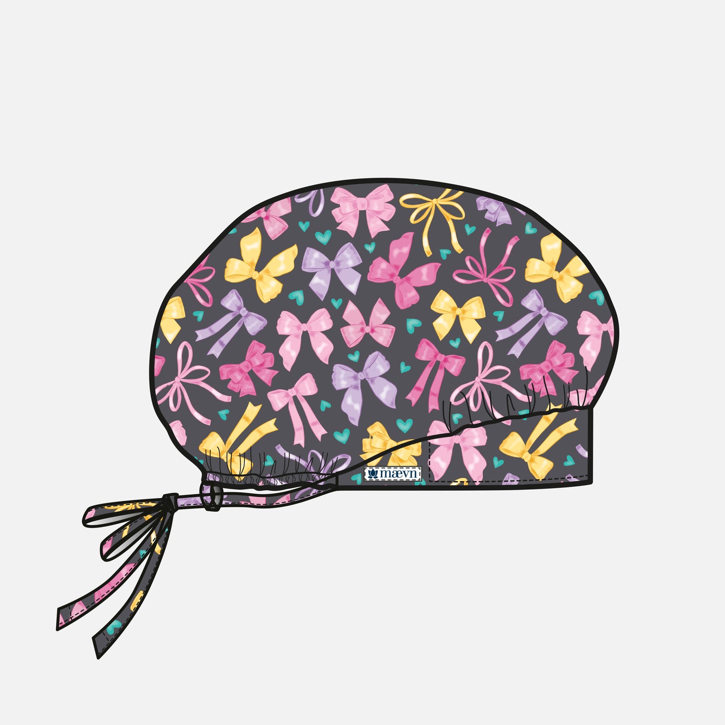 Maevn Scrub Cap NC325 Printed Unisex Bouffant Cap