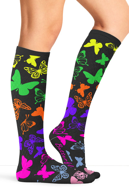 Cherokee Legwear Women's PRINTSUPPOR Women's 10-15mmHg Compression Socks