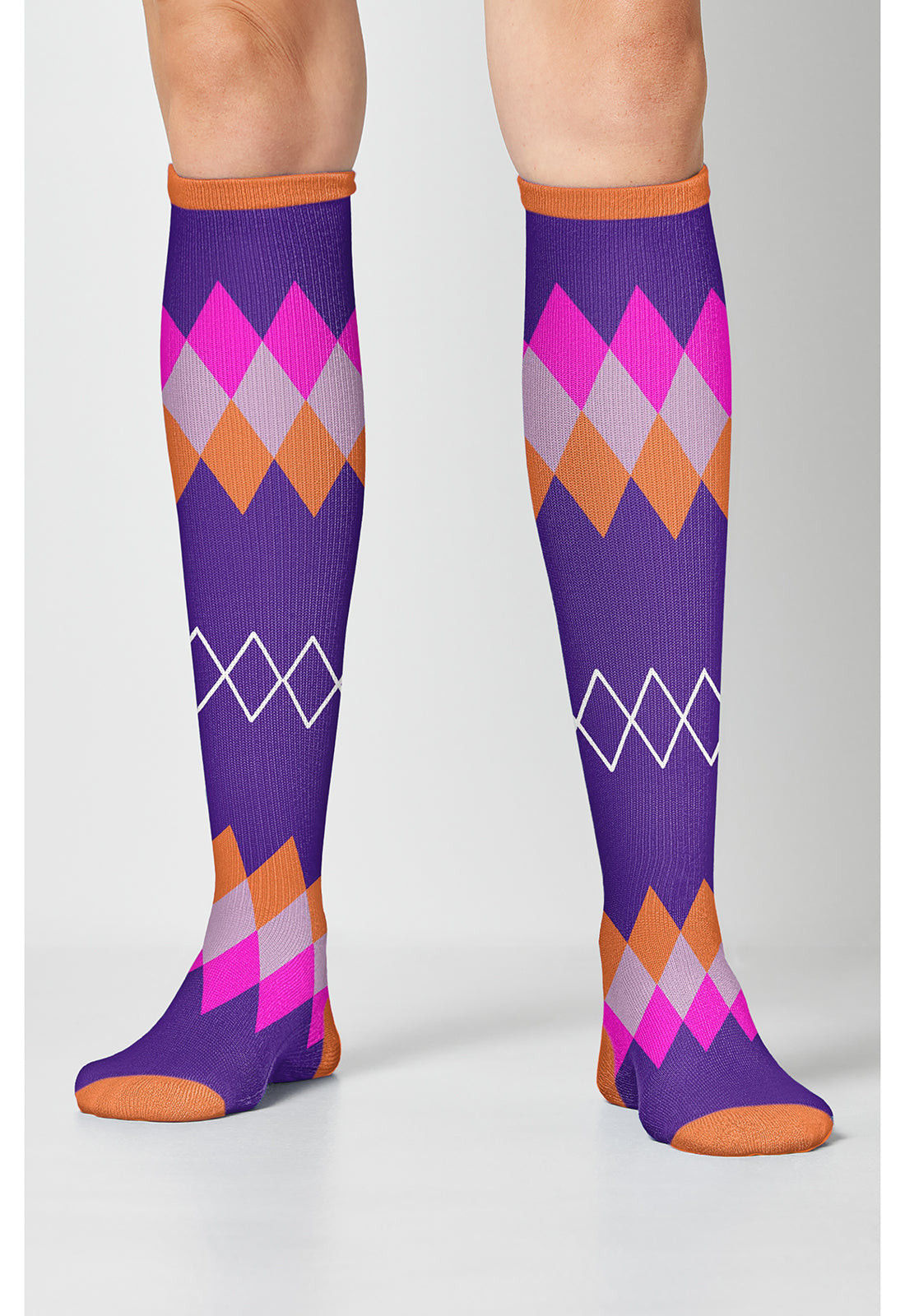 Cherokee Legwear Women's PRINTSUPPOR Women's 10-15mmHg Compression Socks