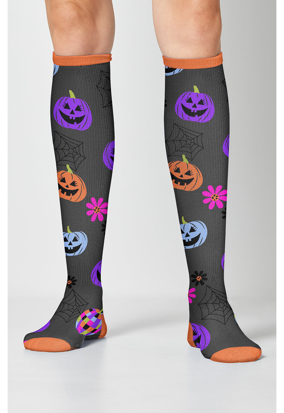 Cherokee Legwear Women's PRINTSUPPOR Women's 10-15mmHg Compression Socks