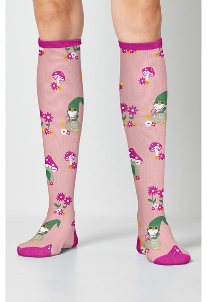 Cherokee Legwear Women's PRINTSUPPOR Women's 10-15mmHg Compression Socks