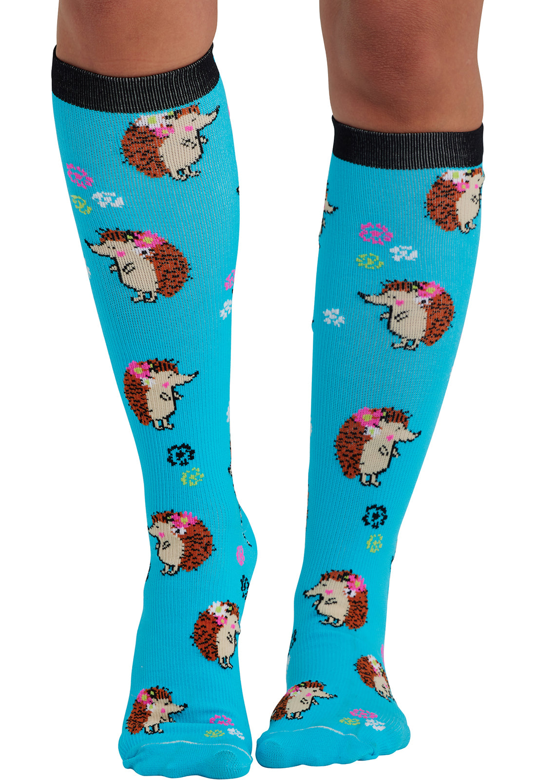 Cherokee Legwear Women's PRINTSUPPOR Women's 10-15mmHg Compression Socks