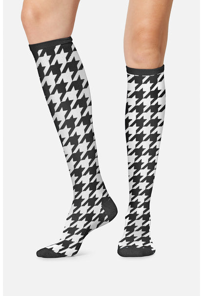 Cherokee Legwear Women's PRINTSUPPOR Women's 10-15mmHg Compression Socks