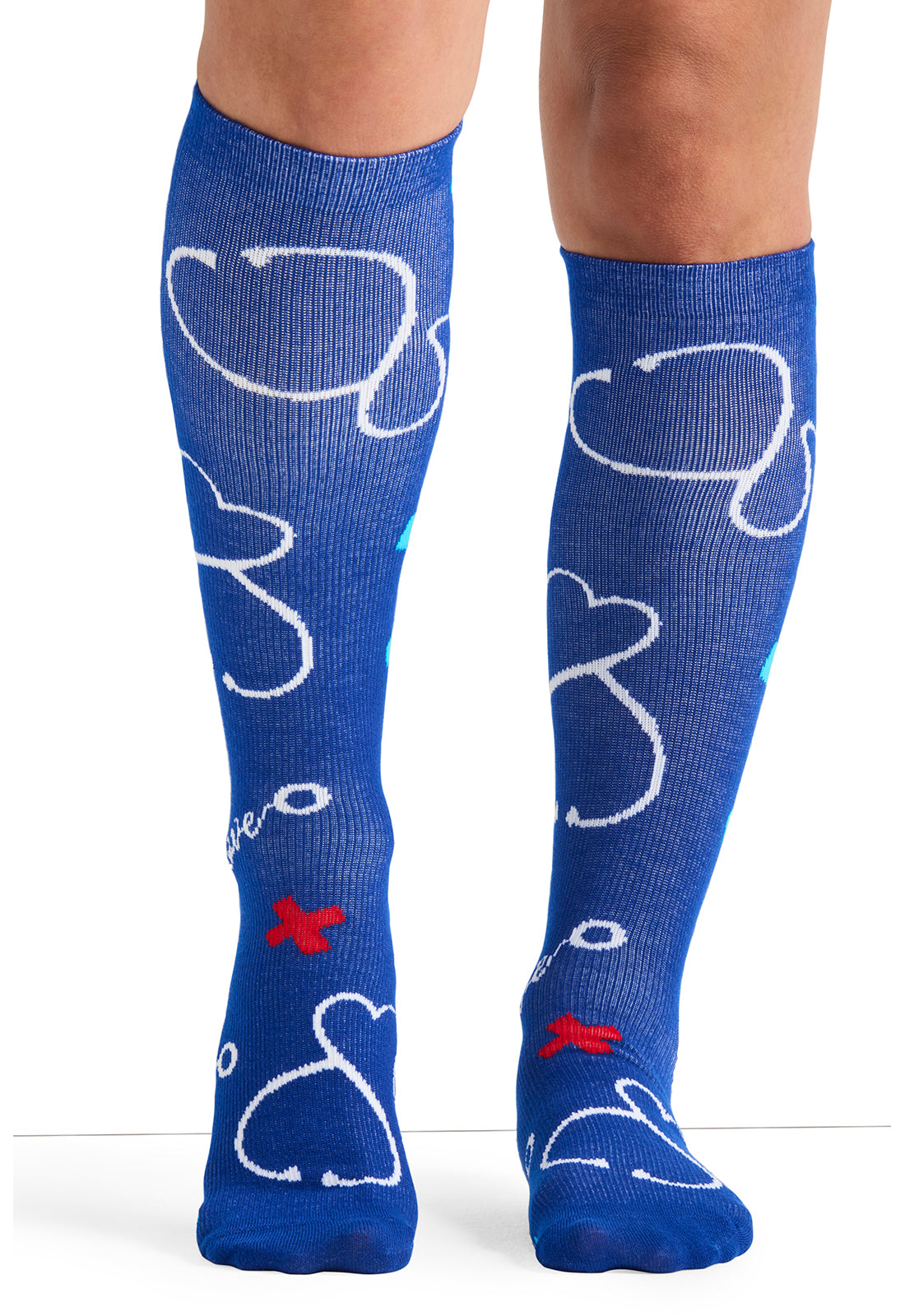 Cherokee Legwear Women's PRINTSUPPOR Women's 10-15mmHg Compression Socks