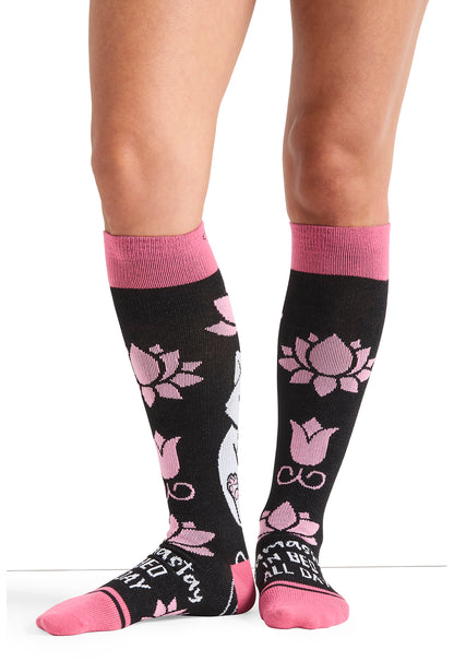 Cherokee Legwear Women's PRINTSUPPOR Women's 10-15mmHg Compression Socks
