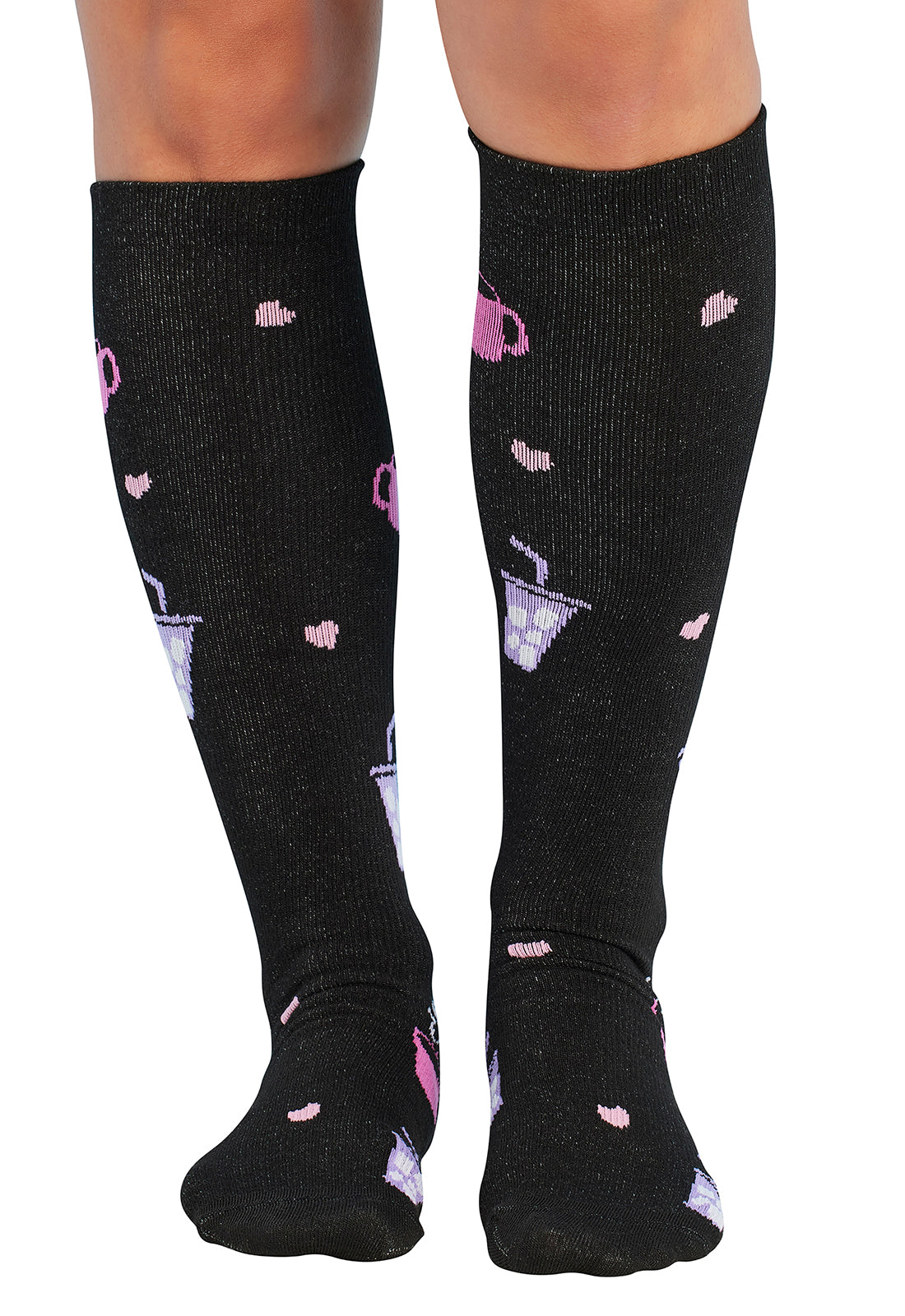 Cherokee Legwear Women's PRINTSUPPOR Women's 10-15mmHg Compression Socks