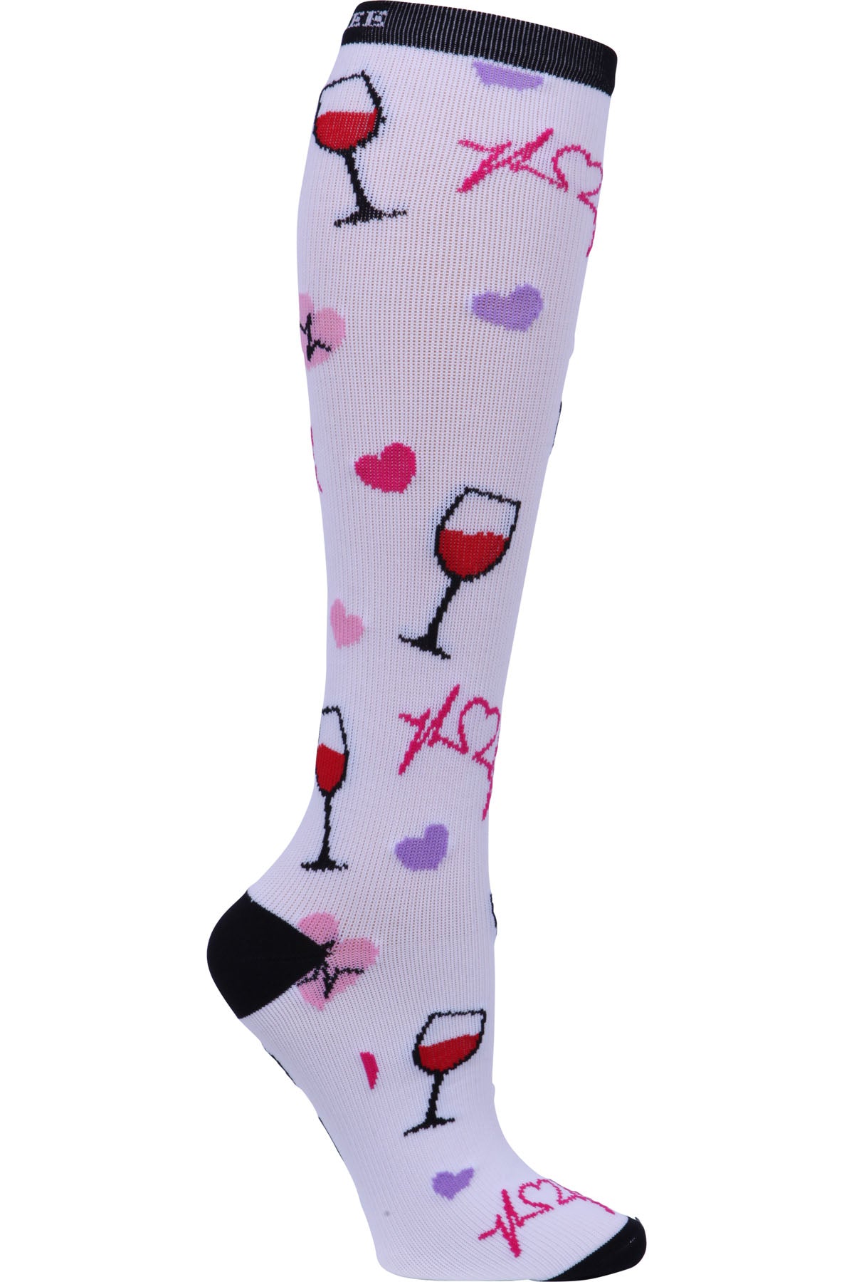 Cherokee Legwear Women's PRINTSUPPOR Women's 10-15mmHg Compression Socks