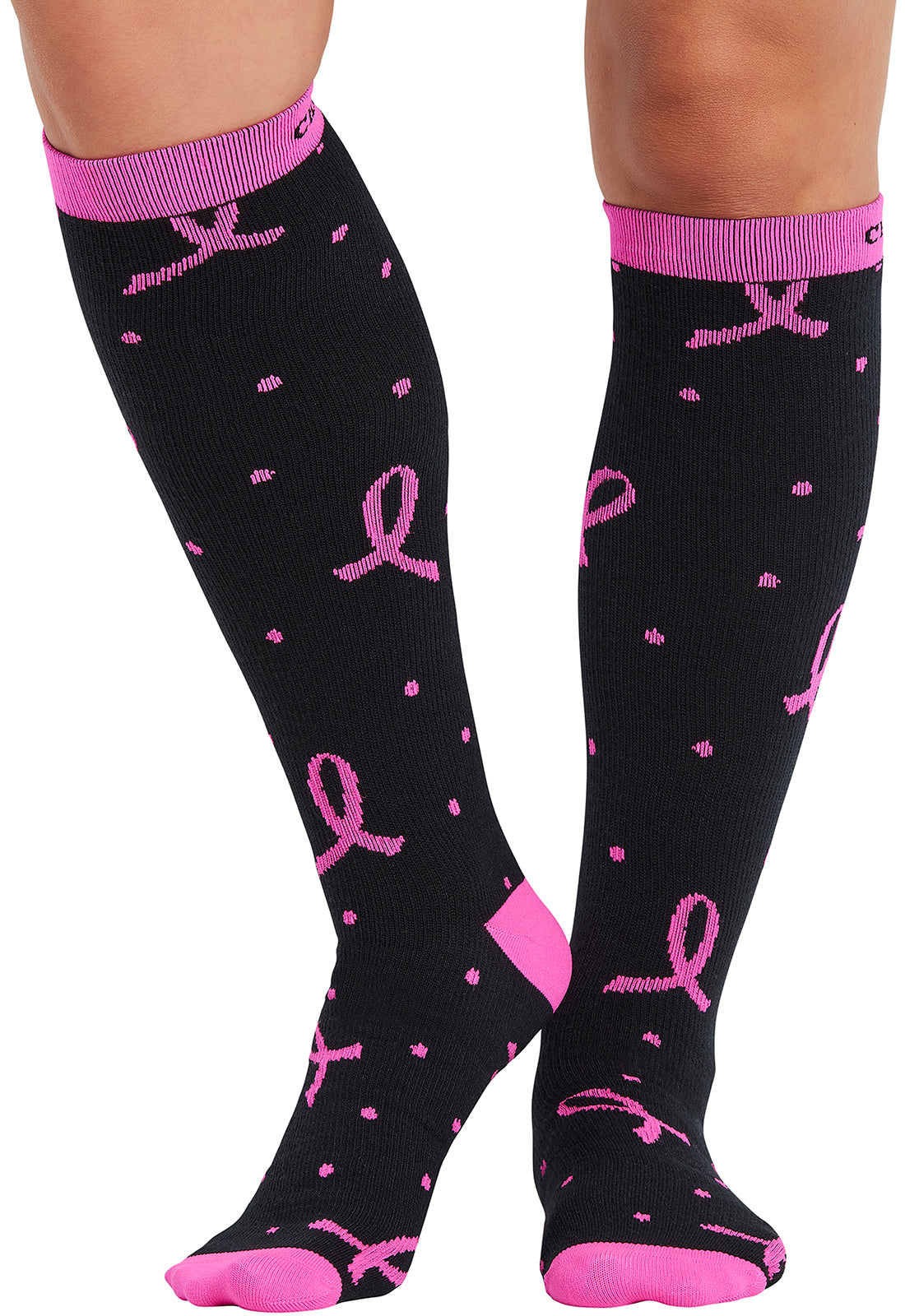 Cherokee Legwear Women's PRINTSUPPOR Women's 10-15mmHg Compression Socks