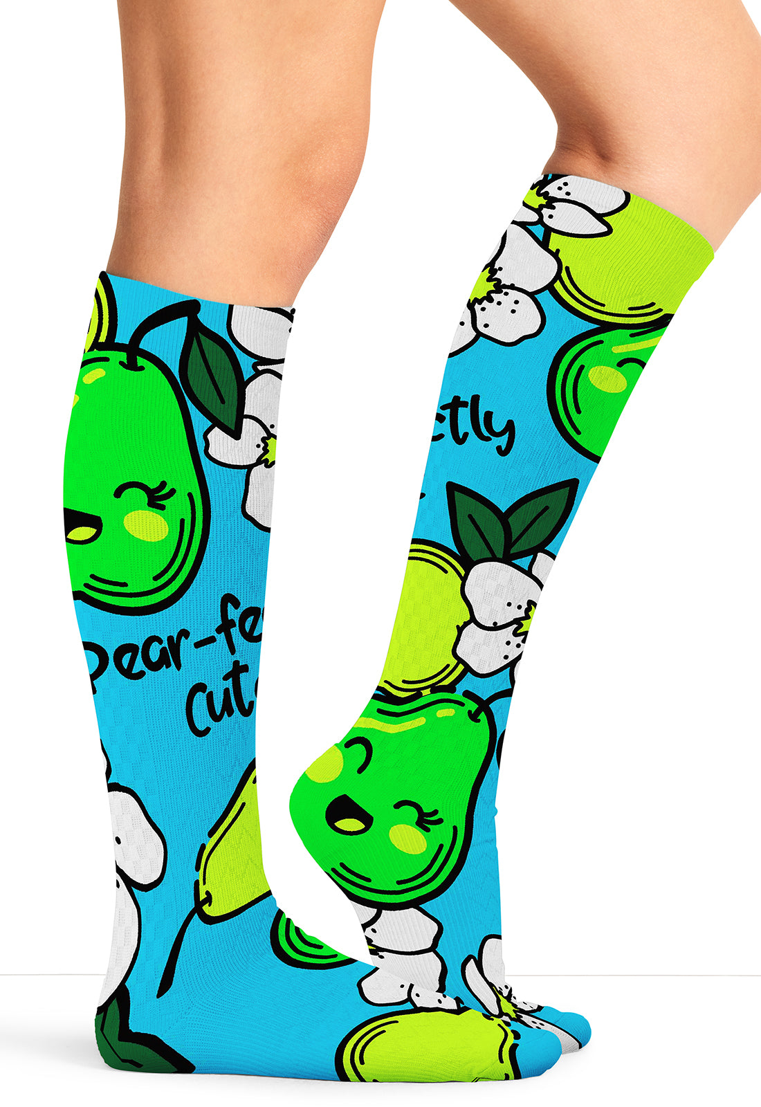 Cherokee Legwear Women's PRINTSUPPOR Women's 10-15mmHg Compression Socks