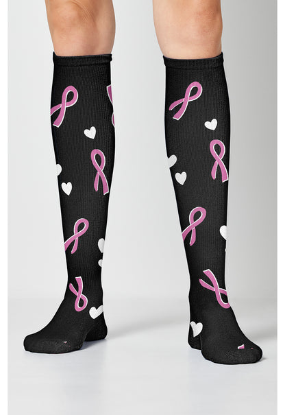 Cherokee Legwear Women's PRINTSUPPOR Women's 10-15mmHg Compression Socks