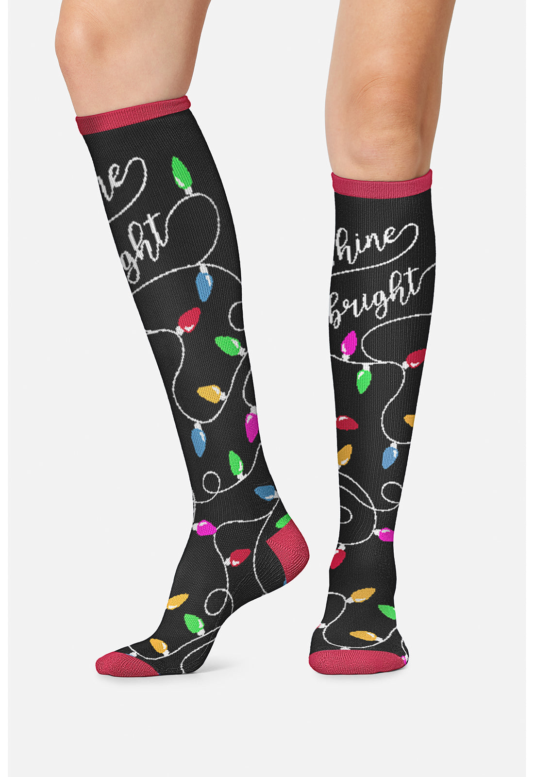 Cherokee Legwear Women's PRINTSUPPOR Women's 10-15mmHg Compression Socks