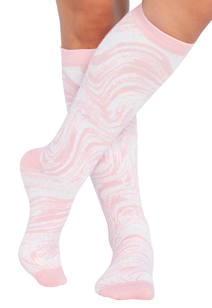 Cherokee Legwear Women's PRINTSUPPOR Women's 10-15mmHg Compression Socks