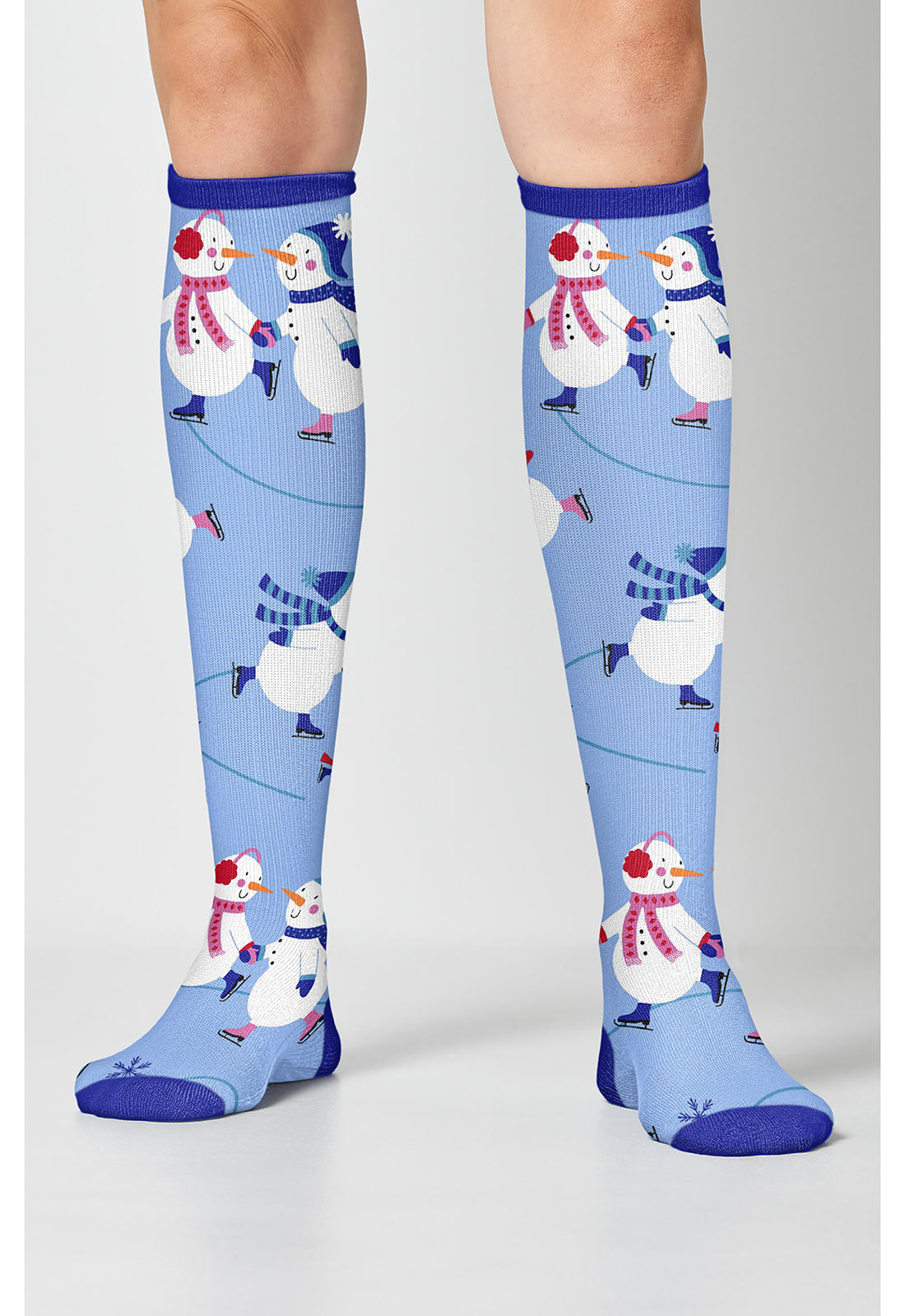 Cherokee Legwear Women's PRINTSUPPOR Women's 10-15mmHg Compression Socks