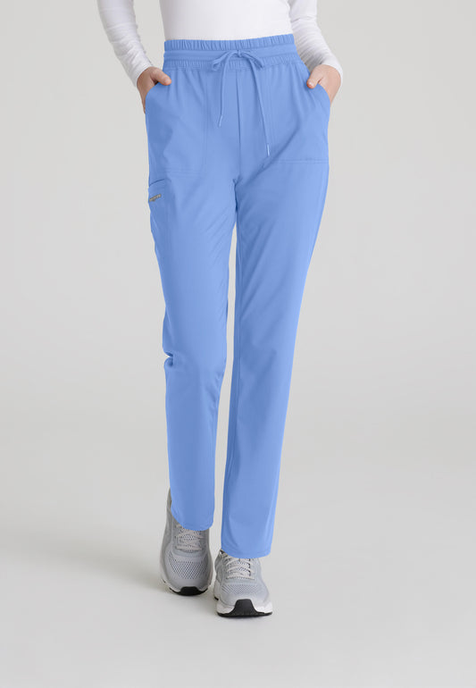 Skechers Slip-Ins SKP668 Tall Reach Shirred Waistband Straight Leg Pant