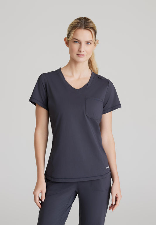 Skechers Slip-Ins SKT221 Flow 1-Pocket Tulip Hem Top