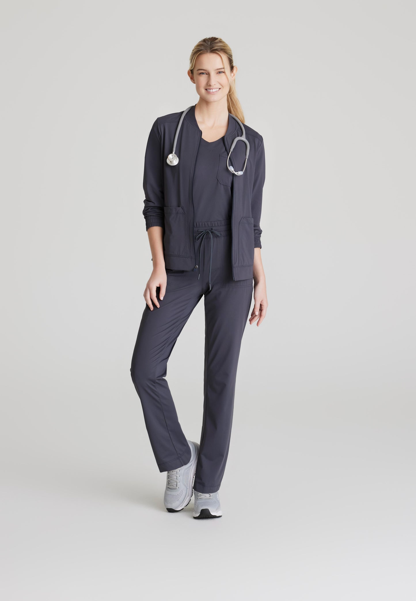 Skechers Slip-Ins SKW919 Contour 3-Pocket Front Zipper Warm Up