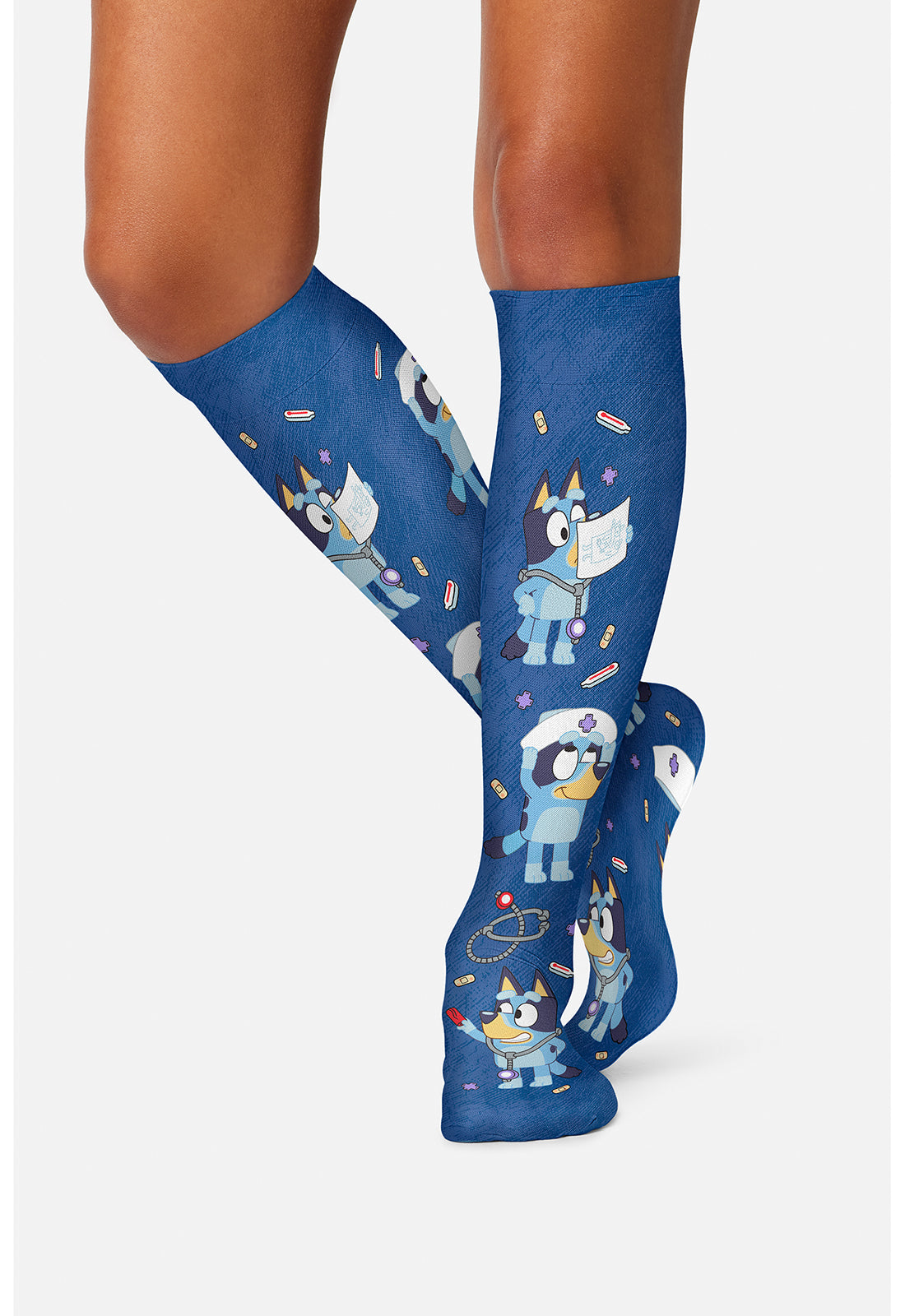 TF TOONS LEGWEAR Women's TCOMFORTSUPPOR Knee High 8-15mmHg Compression Socks