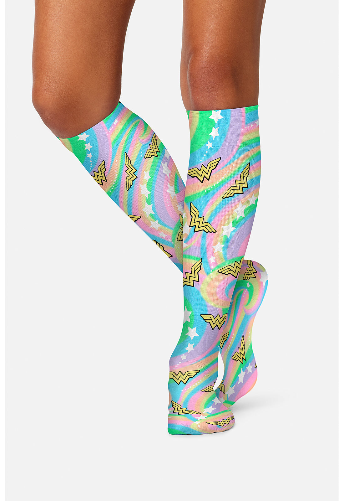 TF TOONS LEGWEAR Women's TCOMFORTSUPPOR Knee High 8-15mmHg Compression Socks