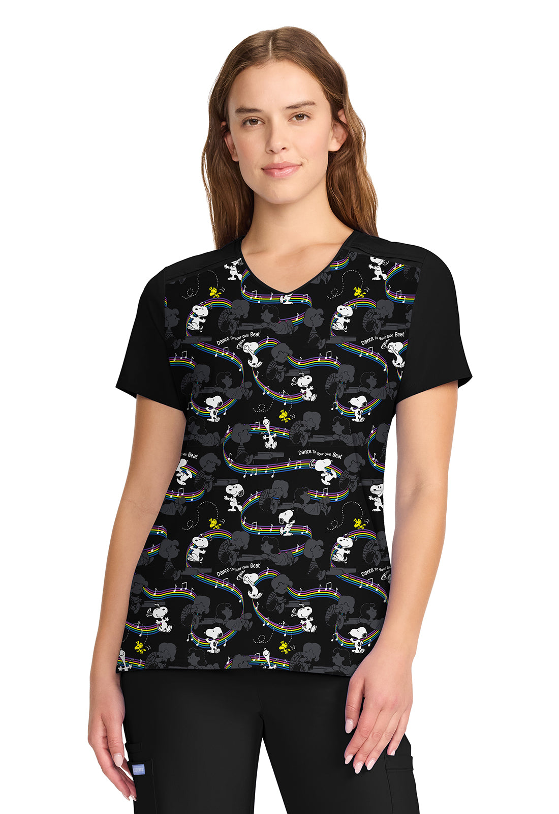 Cherokee Licensed Women's TF639 V-Neck Top