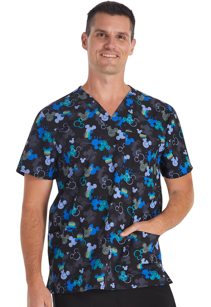 TF TOONIFORMS-DISNEY  Men's TF740 Men's V-Neck Top