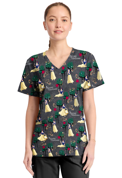 Cherokee Licensed Women's TF794 V-Neck Top