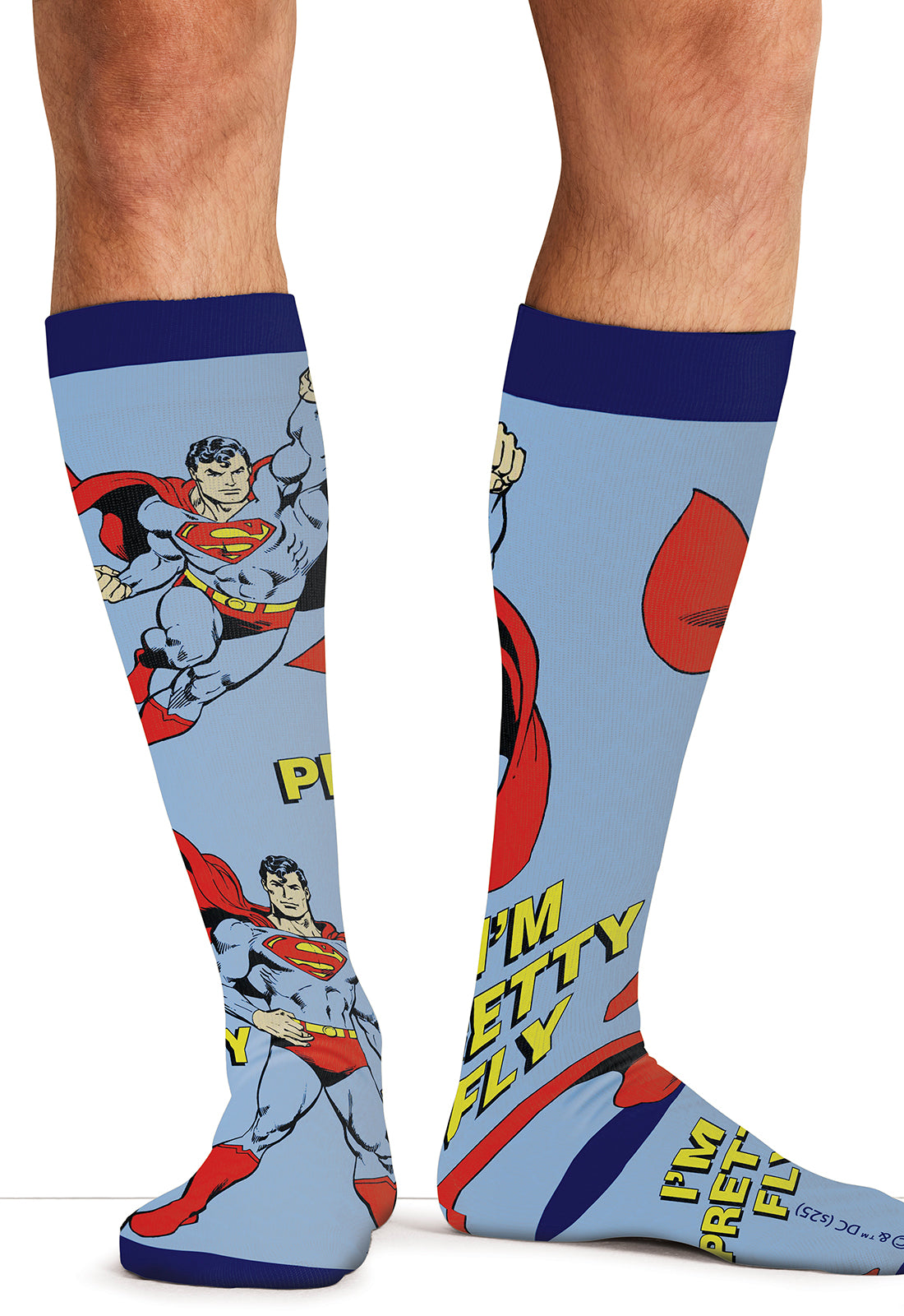 Tooniforms Legwear Men's TMPRINTSUPPOR Men's 10-15mmHg Compression Socks