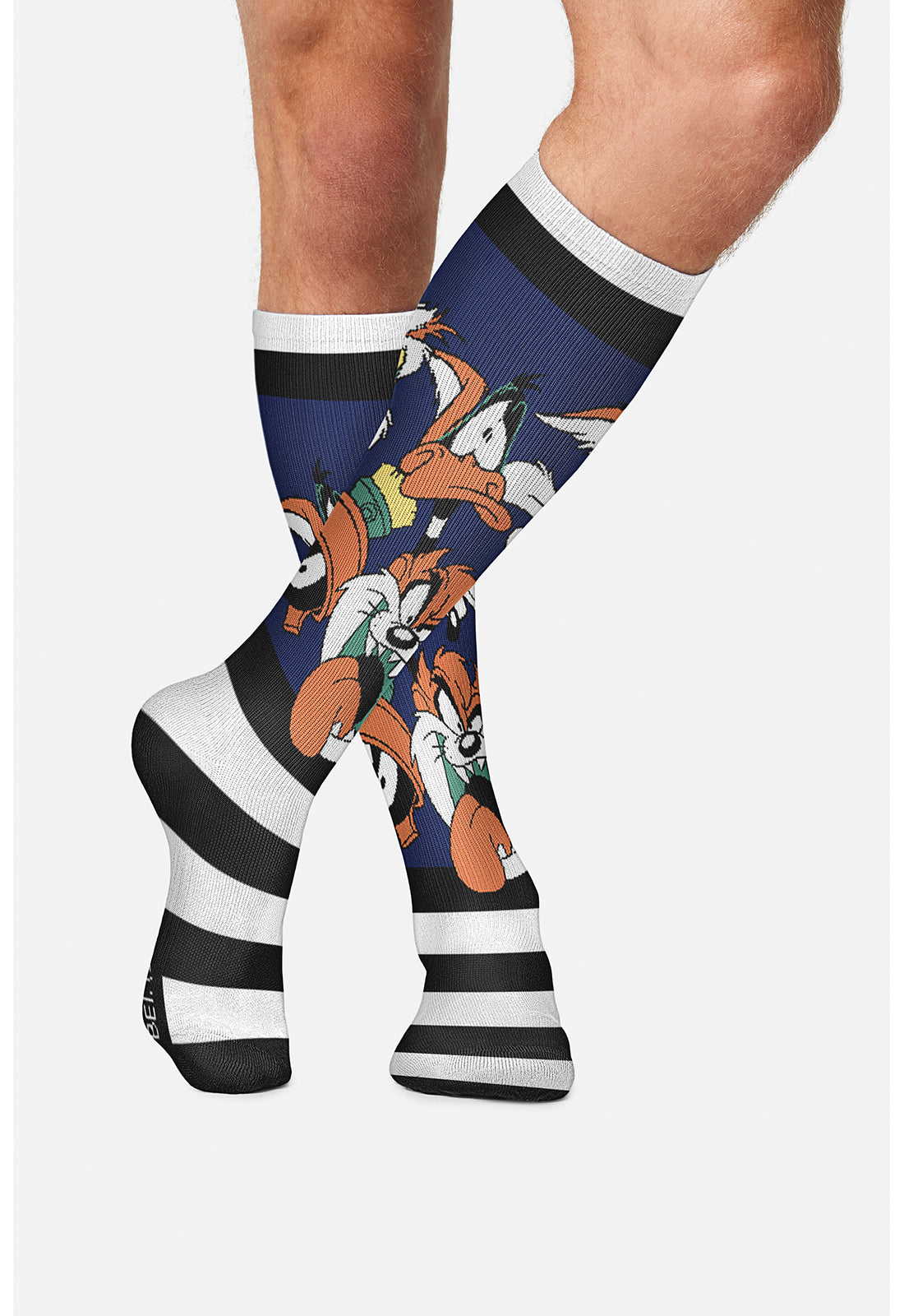 TF TOONS LEGWEAR Men's TMPRINTSUPPOR Men's 10-15mmHg Compression Socks